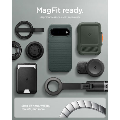 Spigen Liquid Air Mag MagSafe Case for Google Pixel 11 - Dark Green_10