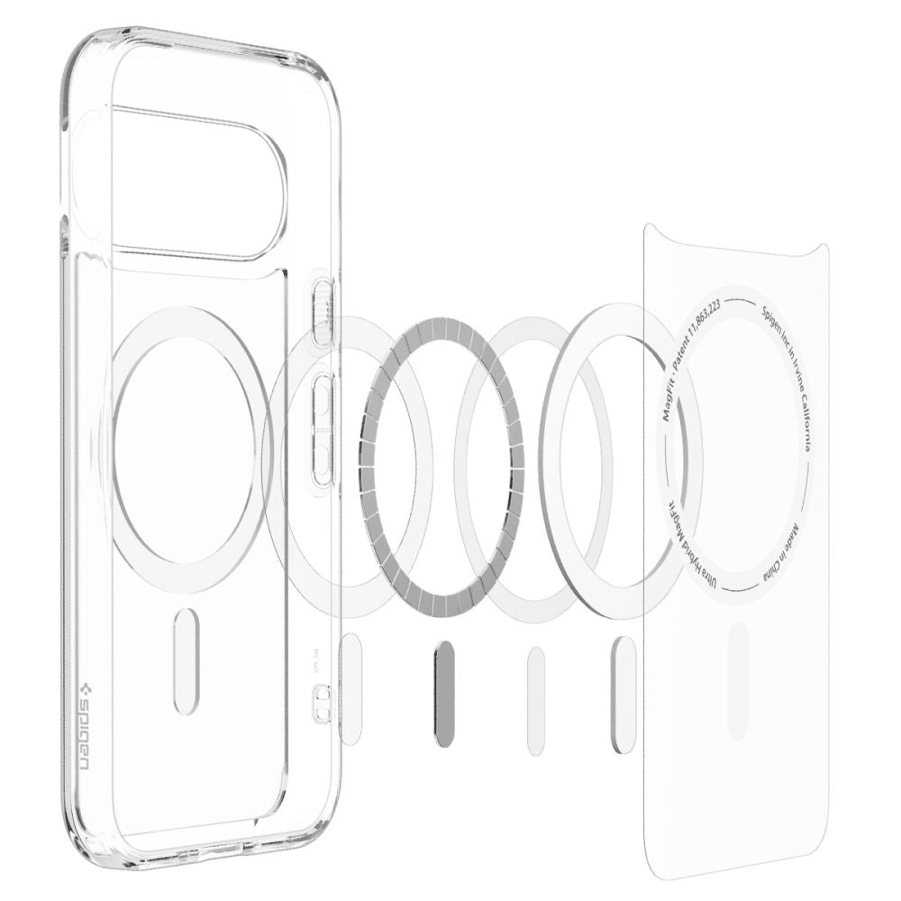 Spigen Ultra Hybrid Mag MagSafe Case for Google Pixel 11 - Clear and White_5