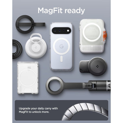 Spigen Ultra Hybrid Mag MagSafe Case for Google Pixel 11 - Clear and White_8