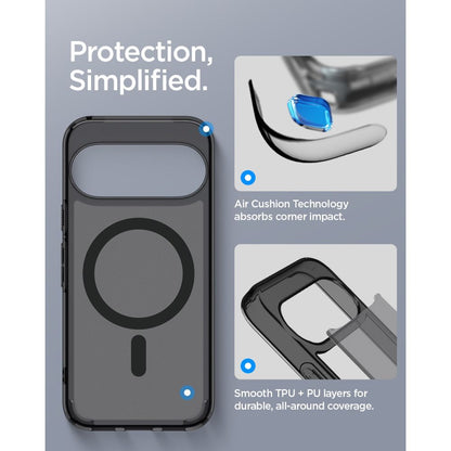 Hard Case Spigen Ultra Hybrid with MagSafe for Google Pixel 11, Frost Black ACS11442 _7