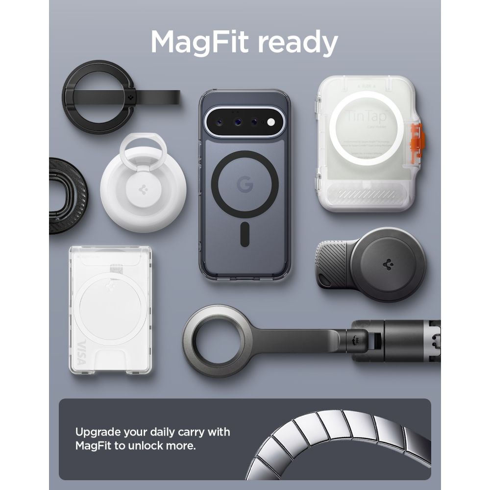 Hard Case Spigen Ultra Hybrid with MagSafe for Google Pixel 11, Frost Black ACS11442 _8