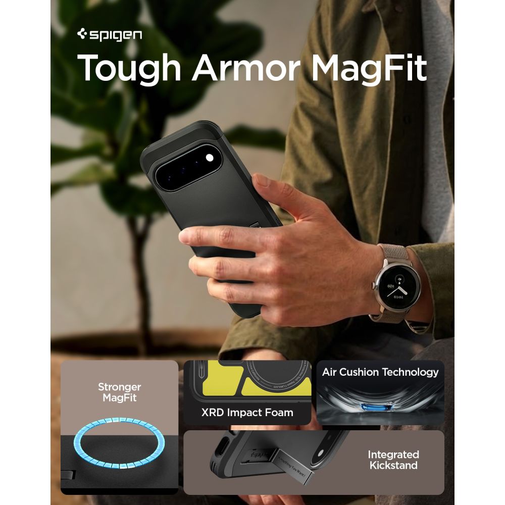 Spigen Tough Armor Mag MagSafe case for Google Pixel 11 - black_8
