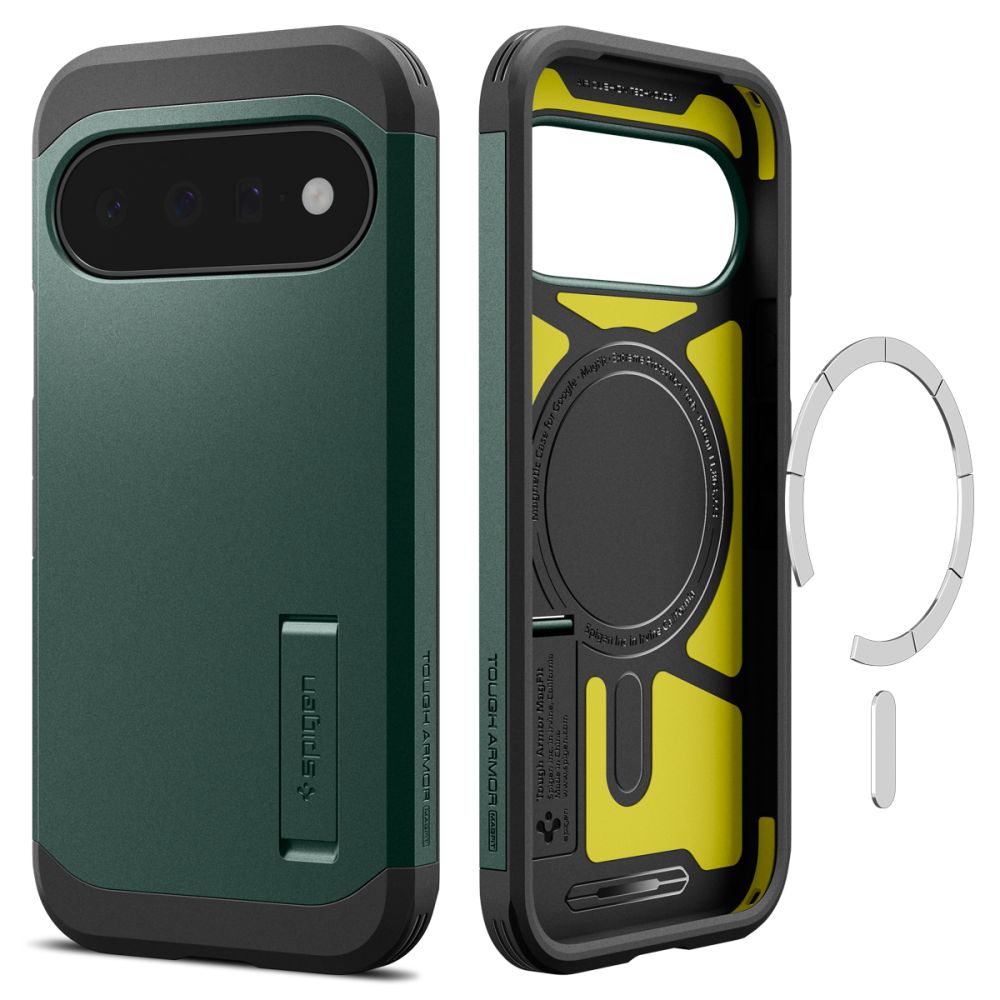 Spigen Tough Armor Mag MagSafe Case for Google Pixel 11 - Dark Green_2
