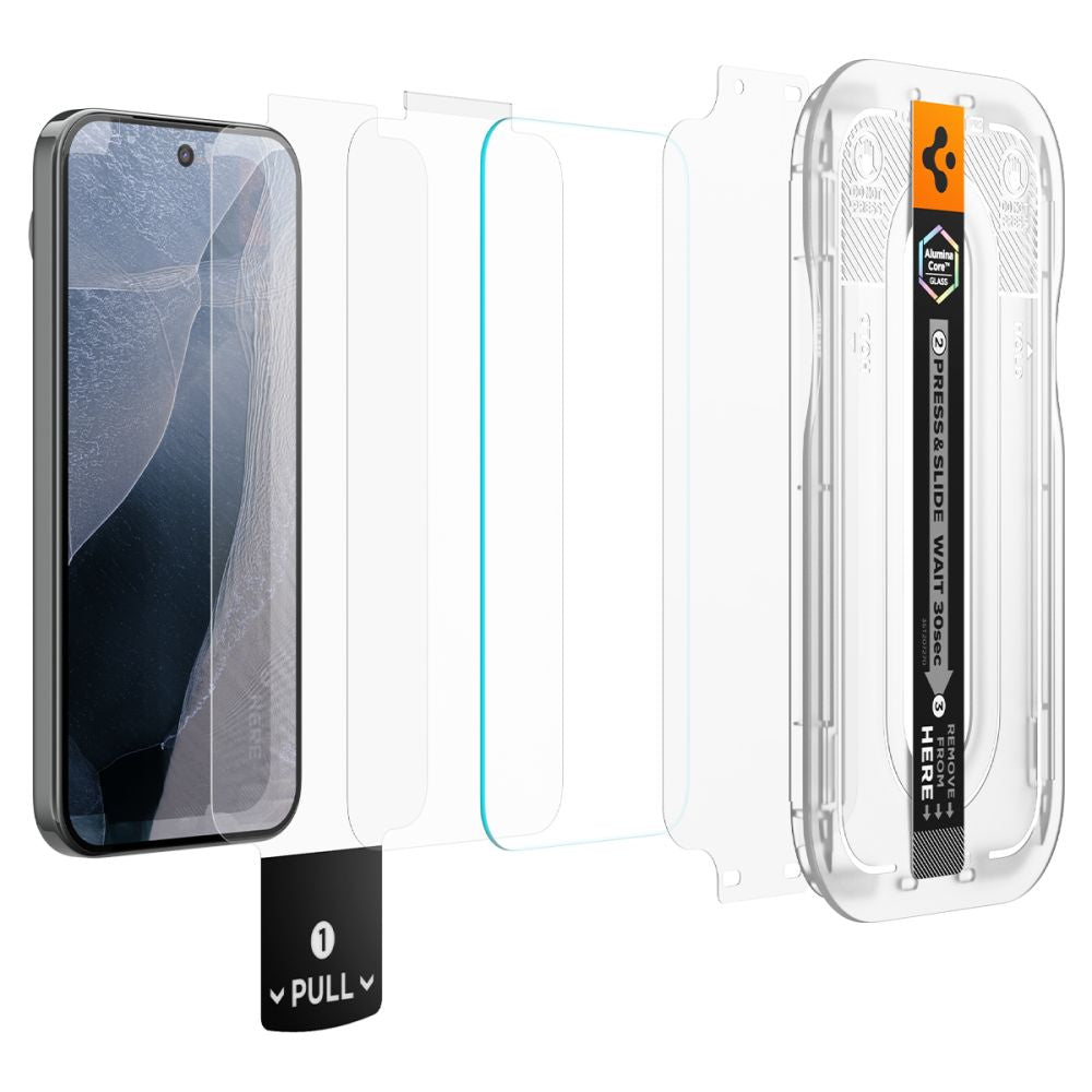 Spigen Glas.tR EZ Fit Pro 2-Pack Tempered Glass Screen Protector for Google Pixel 11 / 11 Pro_1
