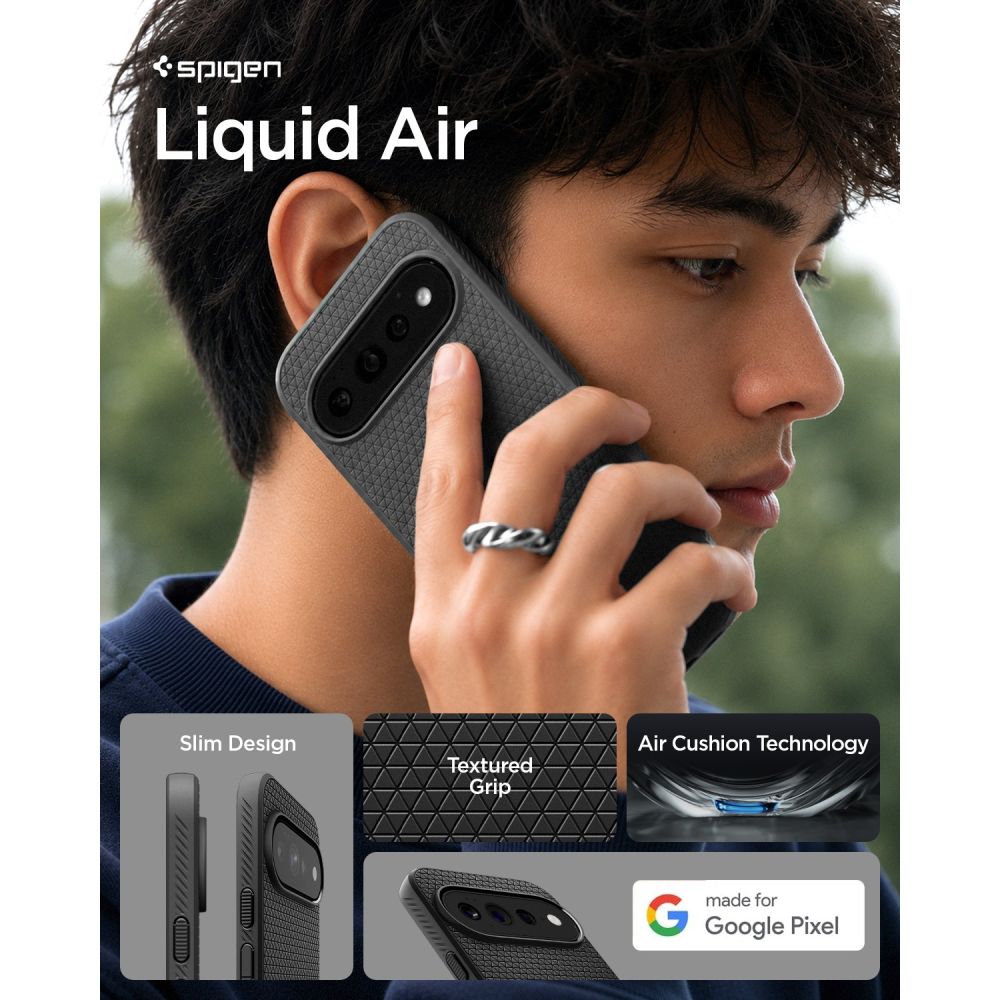 Spigen Liquid Air Google Pixel 11 Pro Case - Matte Black_6