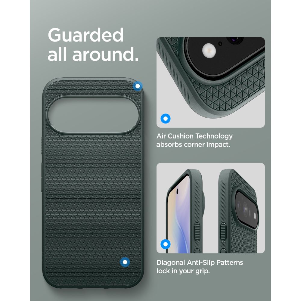 Spigen Liquid Air Mag MagSafe Case for Google Pixel 11 Pro - Dark Green_9