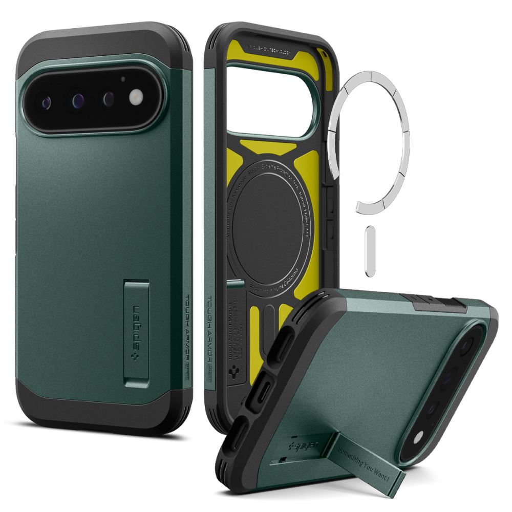 Spigen Tough Armor Mag MagSafe Case for Google Pixel 11 Pro - Dark Green_0