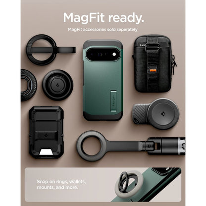Spigen Tough Armor Mag MagSafe Case for Google Pixel 11 Pro - Dark Green_12