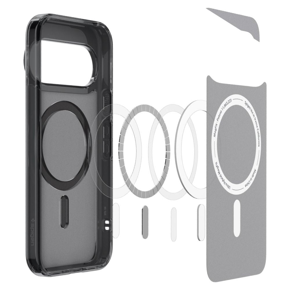Spigen Ultra Hybrid Mag MagSafe Case for Google Pixel 11 Pro XL - Black and Gray_5