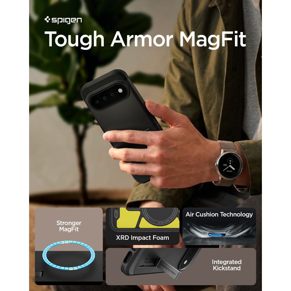 Spigen Tough Armor Mag MagSafe case for Google Pixel 11 Pro XL - black_8