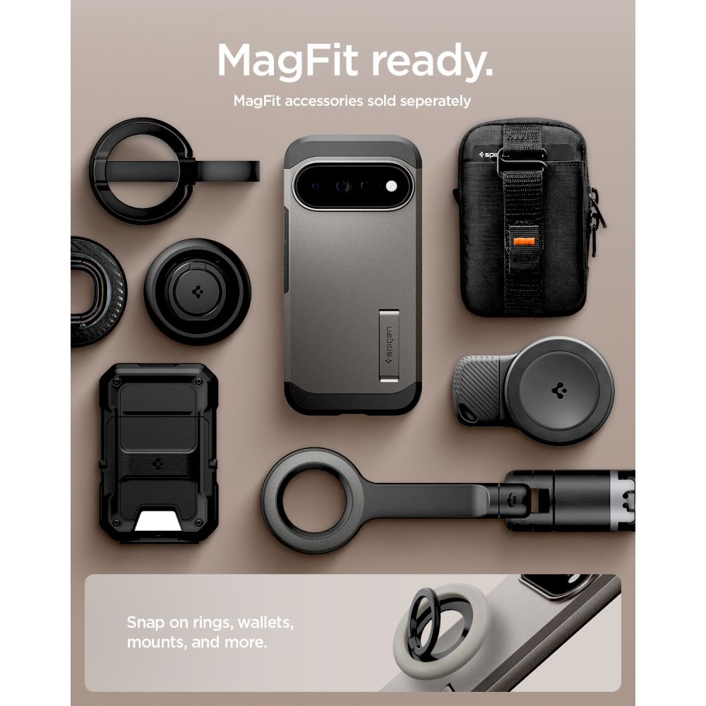 Spigen Tough Armor Mag MagSafe Case for Google Pixel 11 Pro XL - Dark Gray_12