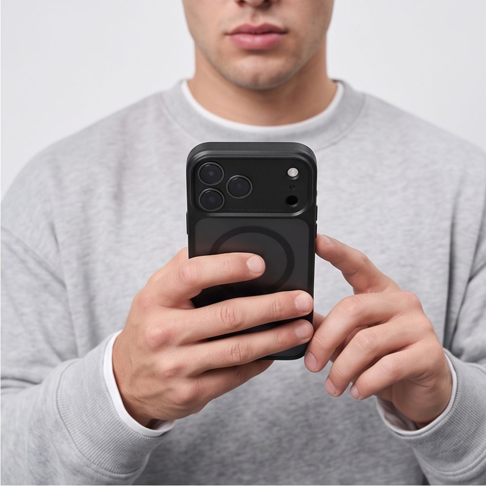 Tech-Protect MagPrime MagSafe CC Case for iPhone 18 Pro / iPhone 17 Pro - Matte Black_6