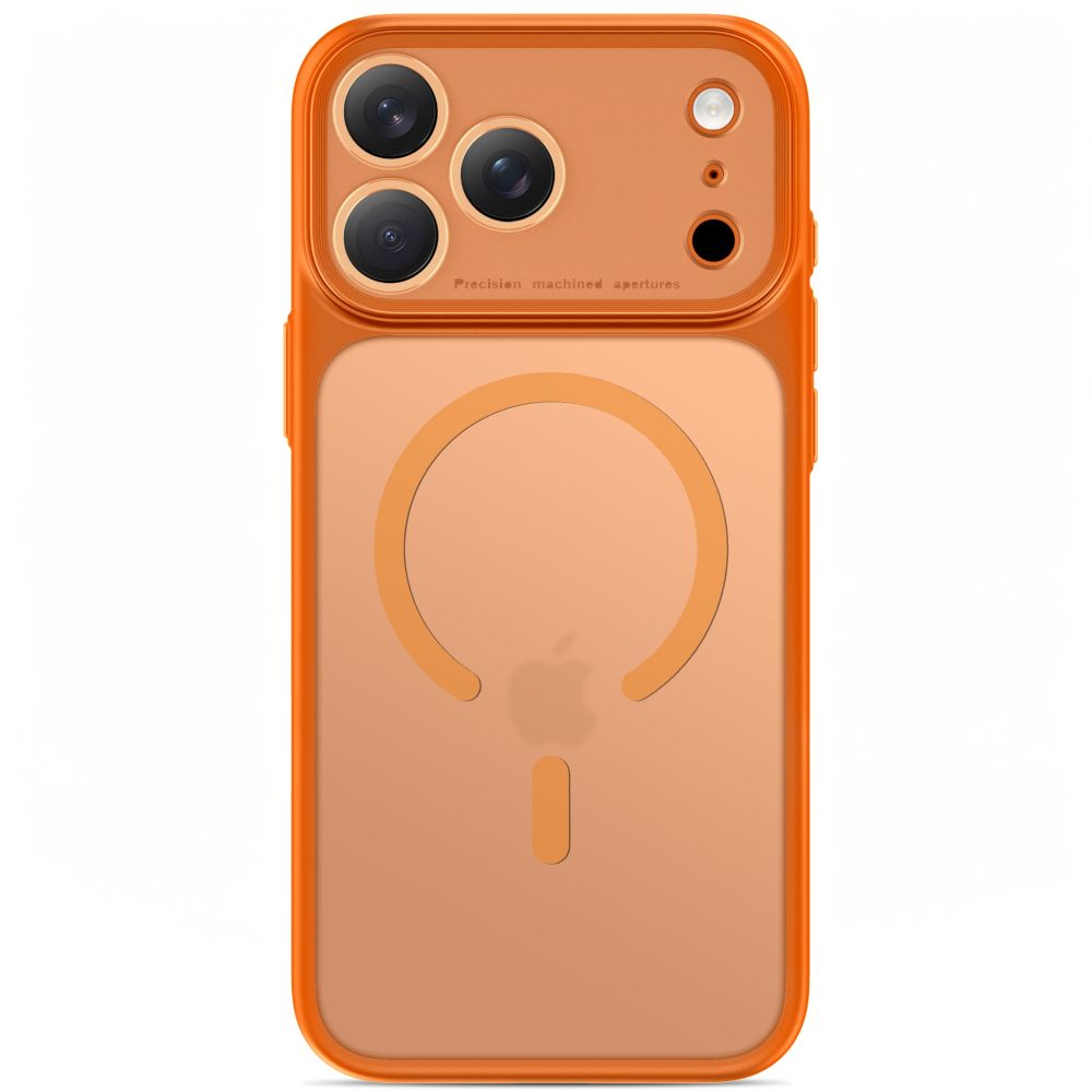 Tech-Protect MagPrime MagSafe CC case for iPhone 18 Pro / 17 Pro - matte orange_2