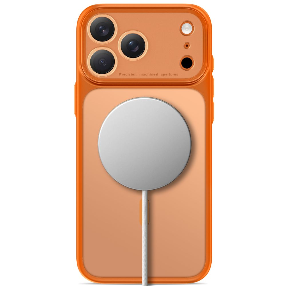 Tech-Protect MagPrime MagSafe CC Case for iPhone 18 Pro Max / 17 Pro Max - Matte Orange_2