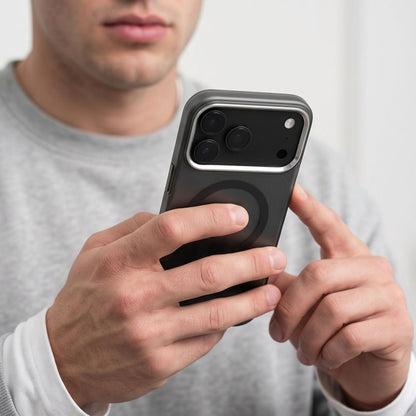 Tech-Protect MagZero MagSafe case for iPhone 17 Pro / 18 Pro - translucent matte black_7