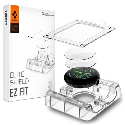 Spigen Elite Shield EZ Fit 2-Pack hydrogel foil for Google Pixel Watch 45 mm_0