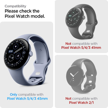 Spigen Elite Shield EZ Fit 2-Pack hydrogel foil for Google Pixel Watch 45 mm_4