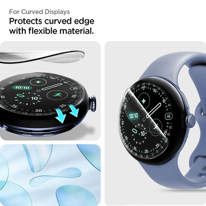 Spigen Elite Shield EZ Fit 2-Pack hydrogel foil for Google Pixel Watch 45 mm_7