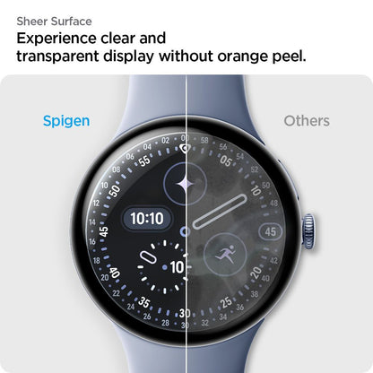 Spigen Elite Shield EZ Fit 2-Pack hydrogel foil for Google Pixel Watch 45 mm_8