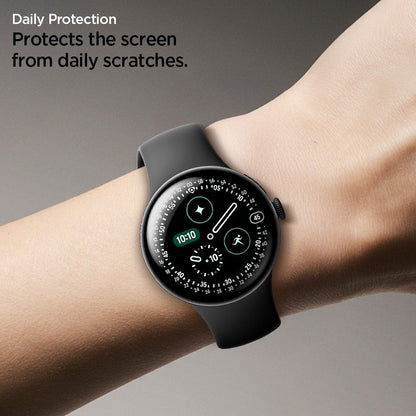Spigen Elite Shield EZ Fit 2-Pack hydrogel foil for Google Pixel Watch 41 mm_9