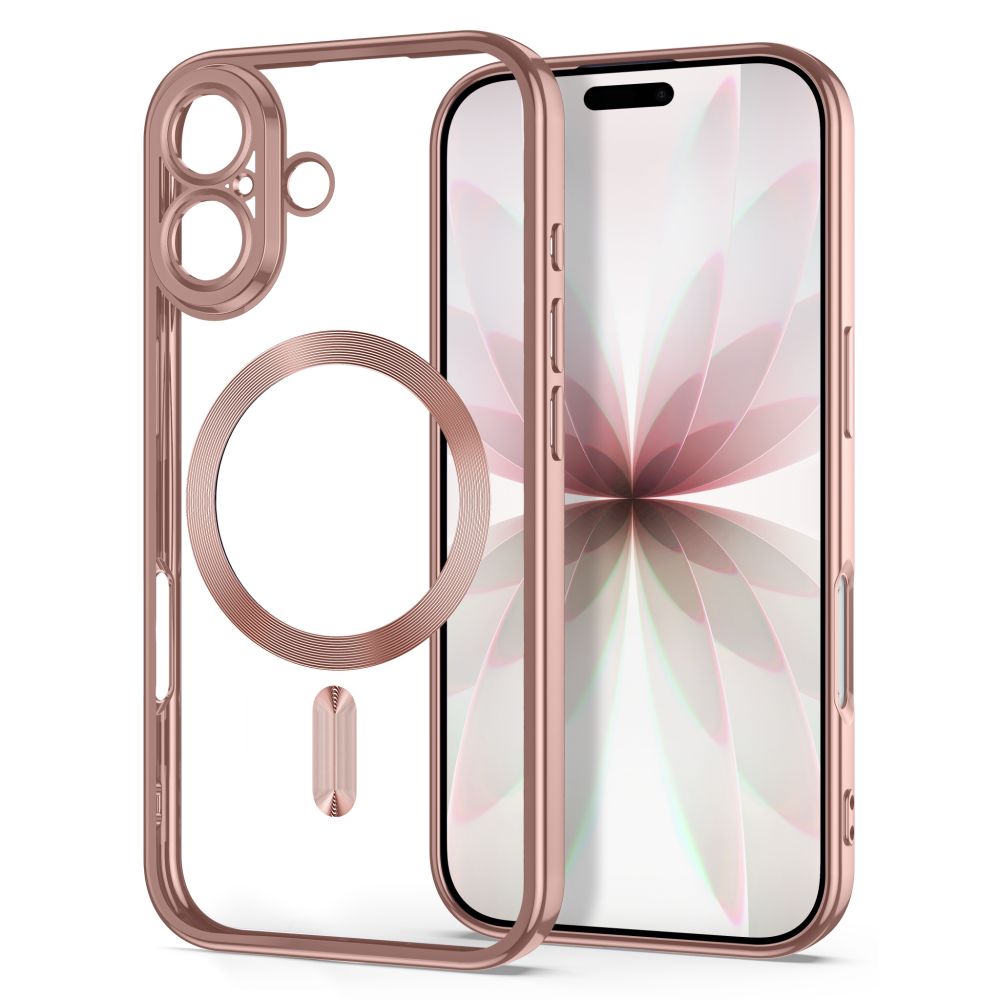 Tech-Protect MagFlex Case for iPhone 17 - Transparent Pink_1