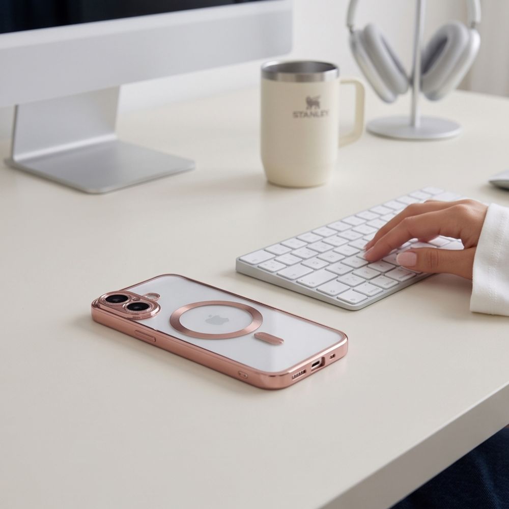 Tech-Protect MagFlex Case for iPhone 17 - Transparent Pink_4