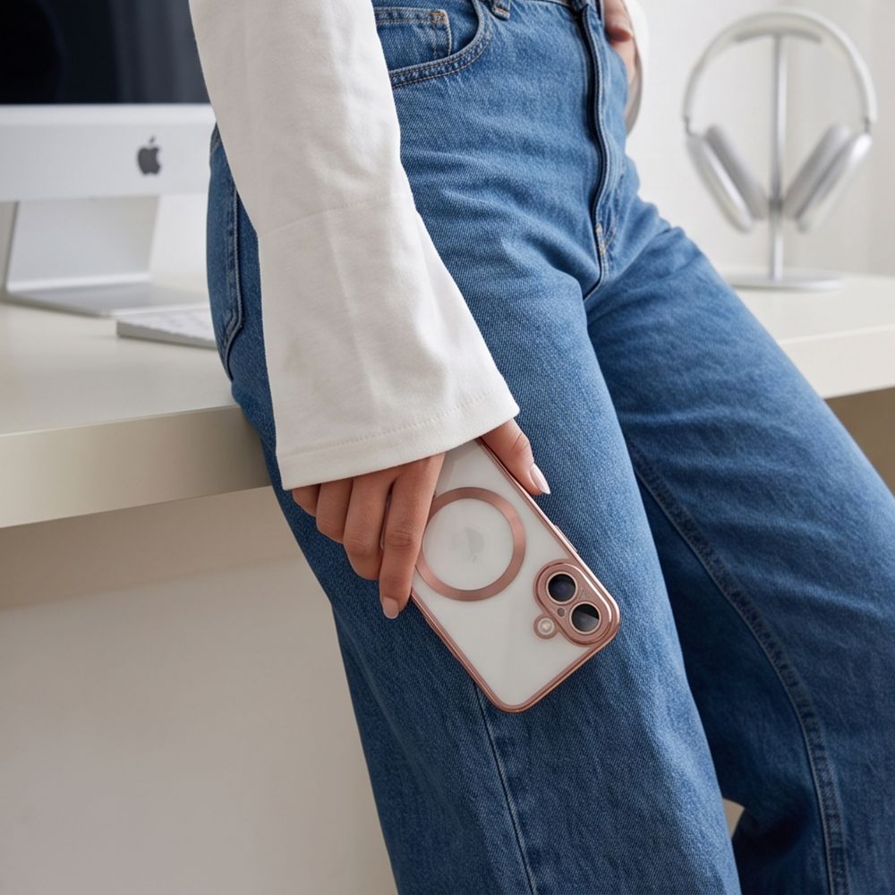 Tech-Protect MagFlex Case for iPhone 17 - Transparent Pink_5