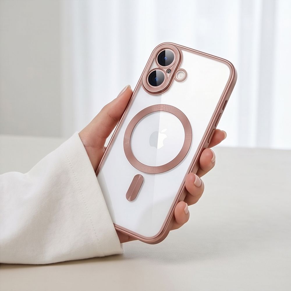 Tech-Protect MagFlex Case for iPhone 17 - Transparent Pink_6