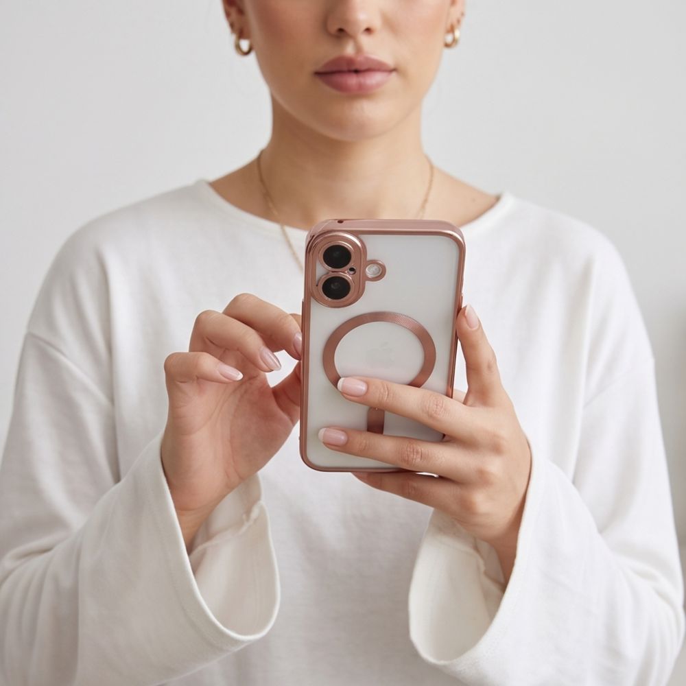 Tech-Protect MagFlex Case for iPhone 17 - Transparent Pink_7