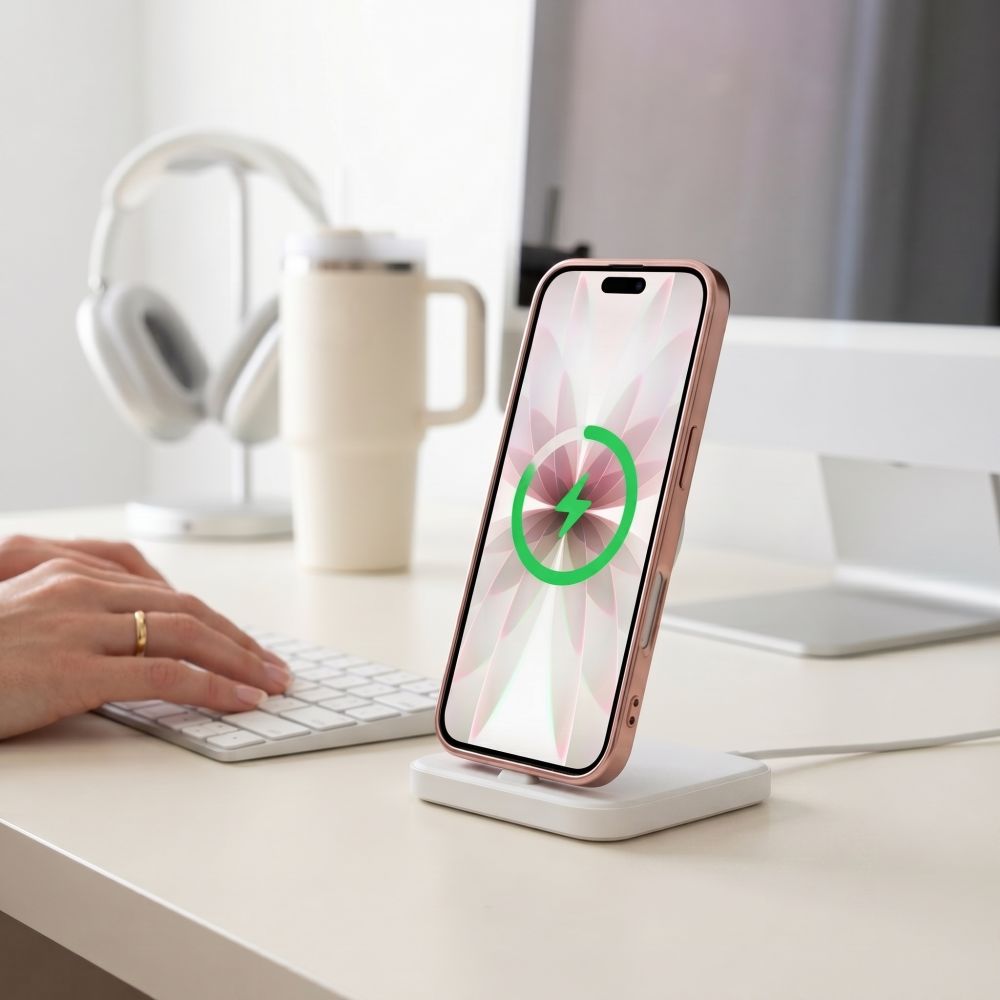 Tech-Protect MagFlex Case for iPhone 17 - Transparent Pink_8