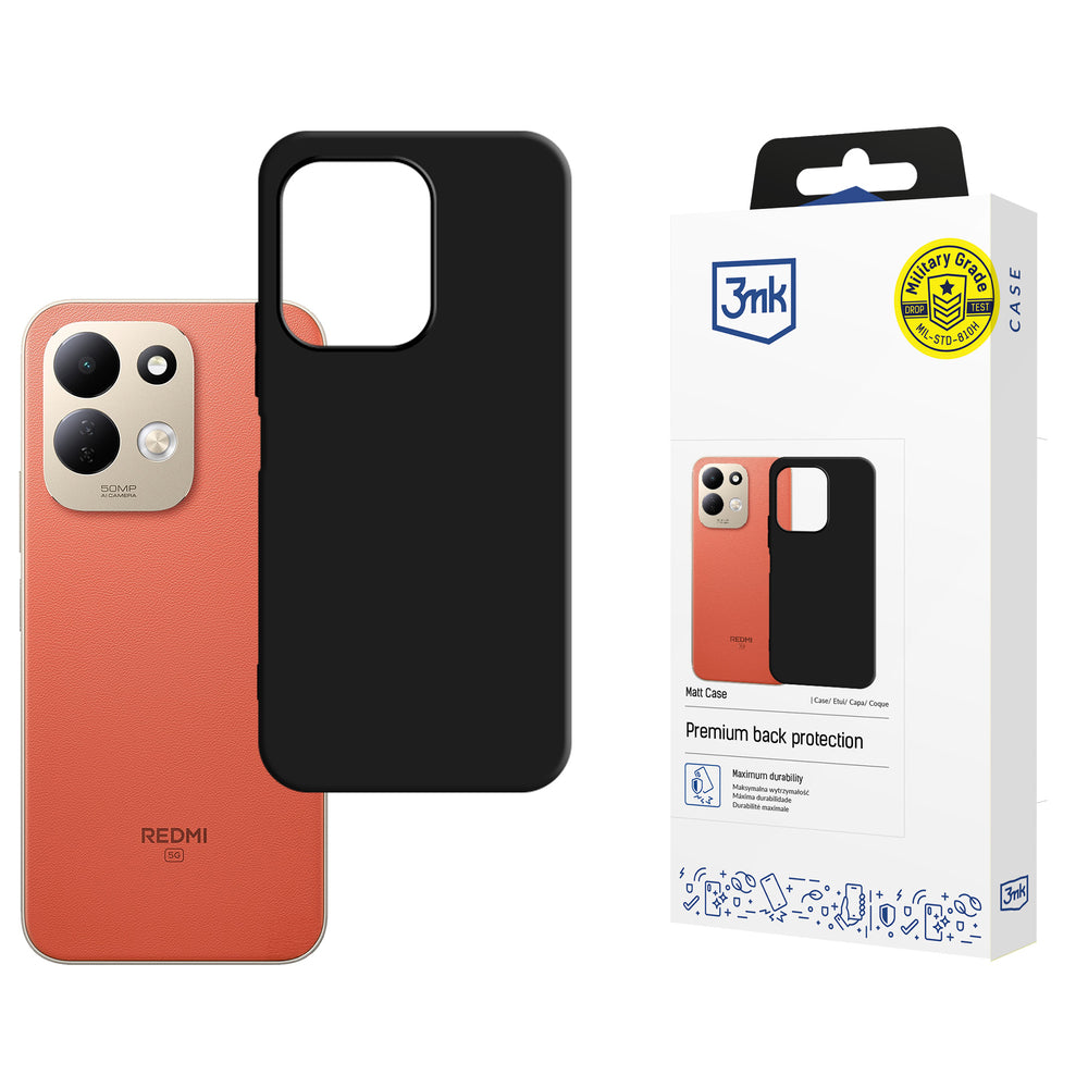 Tempered Glass 3mk Matt Case for Xiaomi Redmi 17 4G / 5G_0