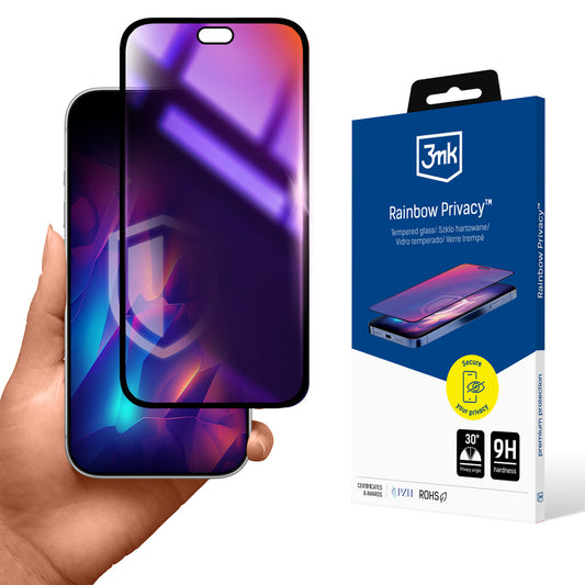 3mk Rainbow Privacy Tempered Glass for iPhone 18 Pro_0