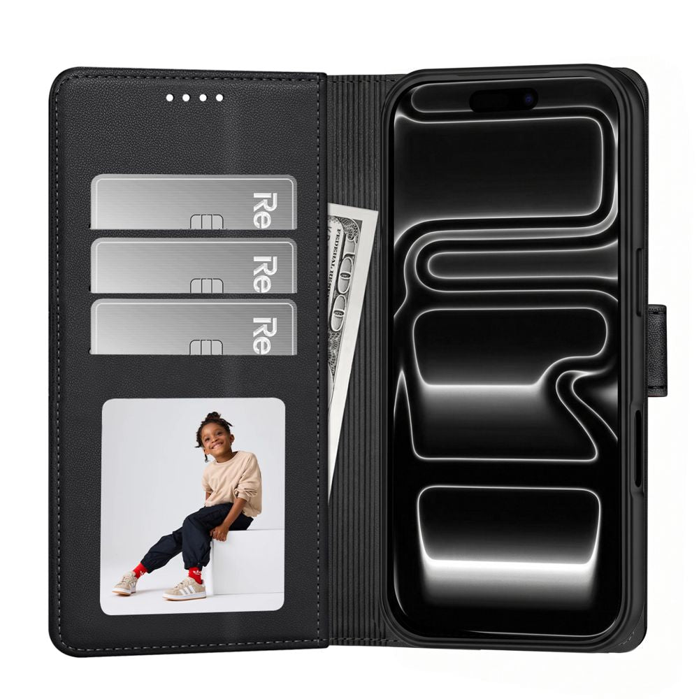 Tech-Protect Wallet MagSafe Case for iPhone 17 Pro Max / 18 Pro Max - Matte Black_1