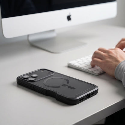 Tech-Protect Defense MagSafe Case for iPhone 17 Pro Max / 18 Pro Max - Matte Black_4