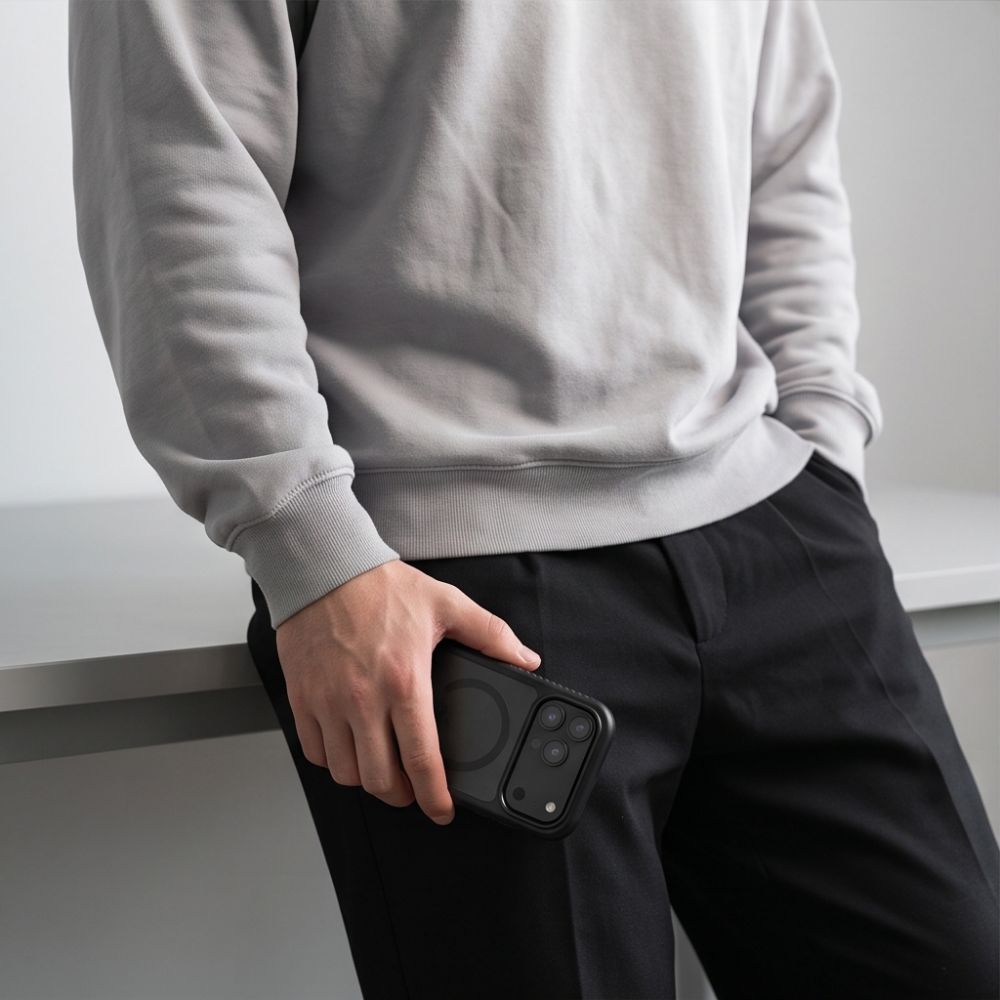 Tech-Protect Defense MagSafe Case for iPhone 17 Pro Max / 18 Pro Max - Matte Black_6