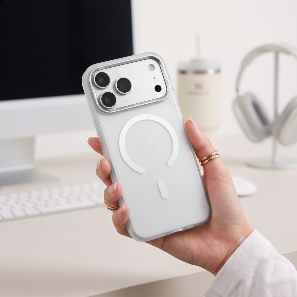 Tech-Protect MagZero MagSafe Case for iPhone 17 Pro Max / 18 Pro Max - Matte White_6