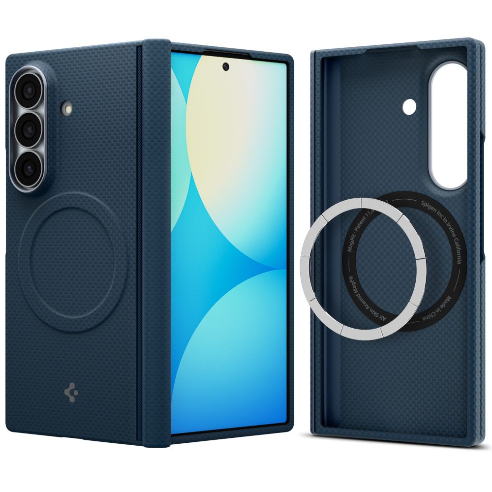 Spigen AirSkin Aramid MagFit MagSafe Case for Samsung Galaxy Z Fold 8 Ultra - Navy Blue_1
