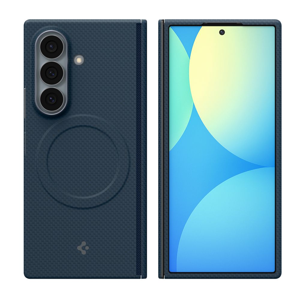 Spigen AirSkin Aramid MagFit MagSafe Case for Samsung Galaxy Z Fold 8 Ultra - Navy Blue_2