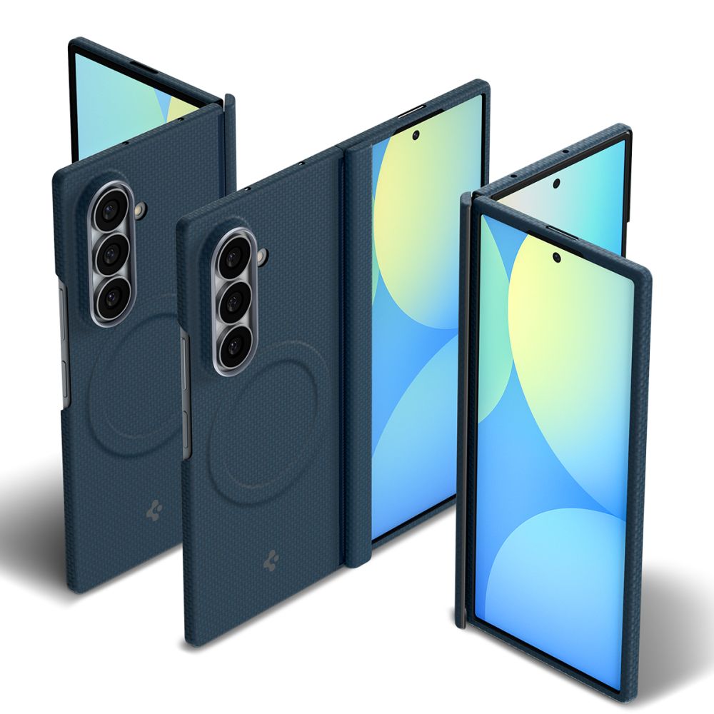 Spigen AirSkin Aramid MagFit MagSafe Case for Samsung Galaxy Z Fold 8 Ultra - Navy Blue_3