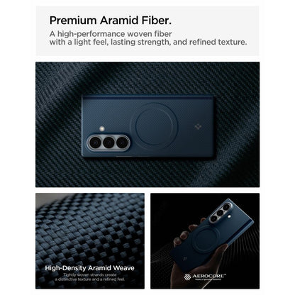 Spigen AirSkin Aramid MagFit MagSafe Case for Samsung Galaxy Z Fold 8 Ultra - Navy Blue_6