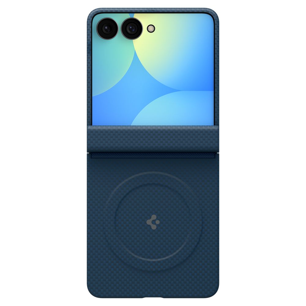 Spigen AirSkin Aramid MagFit MagSafe Case for Samsung Galaxy Z Flip 8 - Navy Blue_2