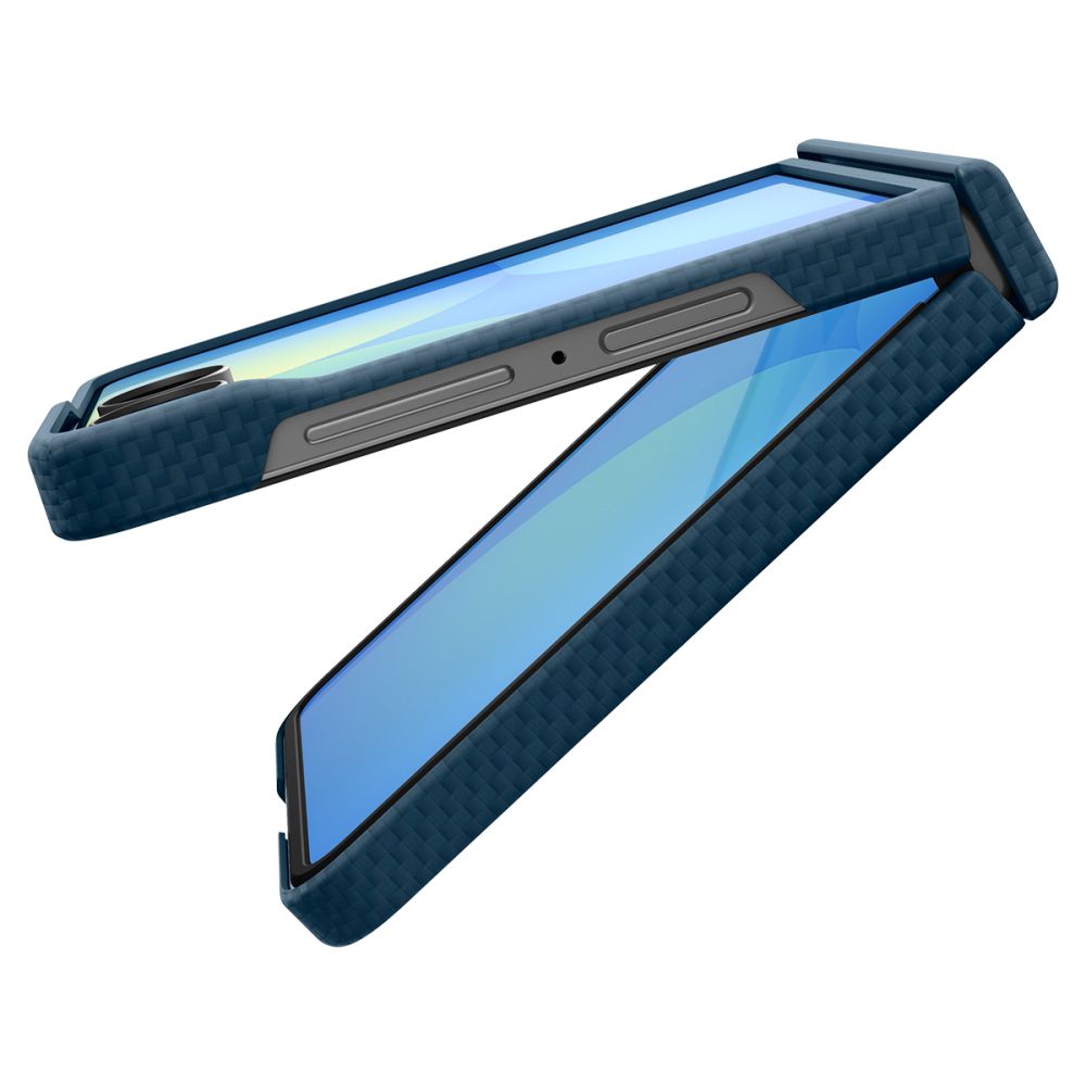 Spigen AirSkin Aramid MagFit MagSafe Case for Samsung Galaxy Z Flip 8 - Navy Blue_4