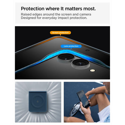 Spigen AirSkin Aramid MagFit MagSafe Case for Samsung Galaxy Z Flip 8 - Navy Blue_8