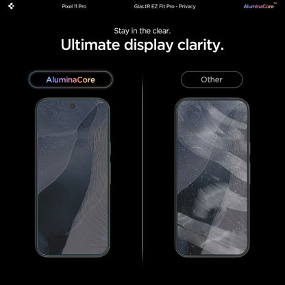 Spigen Glas.tR EZ Fit Pro HD Privacy 2-Pack Tempered Glass Screen Protector for Google Pixel Pro 9 / 9 Pro / 10 / 10 Pro / 11 / 11 Pro_8
