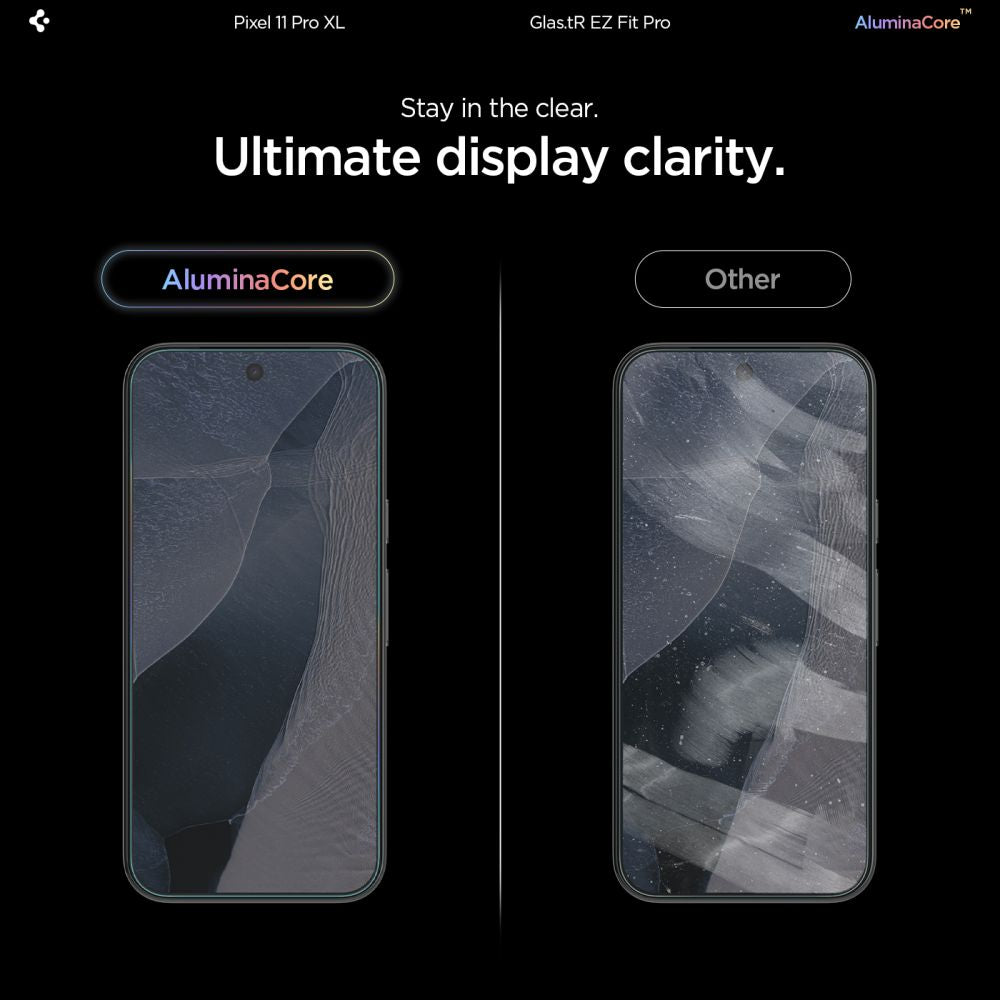 Spigen Glas.tR EZ Fit Pro 2-Pack Tempered Glass Screen Protector for Google Pixel 11 Pro XL_8