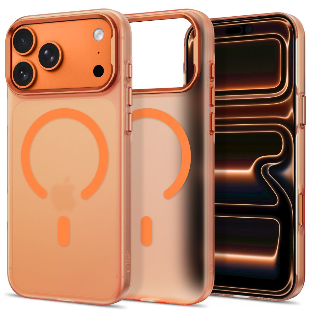 Tech-Protect MagZero MagSafe case for iPhone 17 Pro Max / 18 Pro Max - matte orange_0