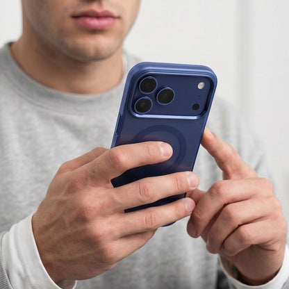 Tech-Protect MagZero MagSafe Case for iPhone 17 Pro Max / 18 Pro Max - Matte Navy Blue_7