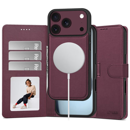Tech-Protect Wallet MagSafe case for iPhone 17 Pro / 18 Pro - burgundy_0