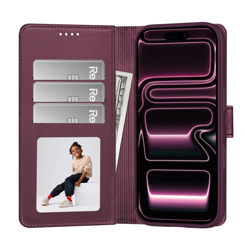 Tech-Protect Wallet MagSafe case for iPhone 17 Pro Max / 18 Pro Max - burgundy_1