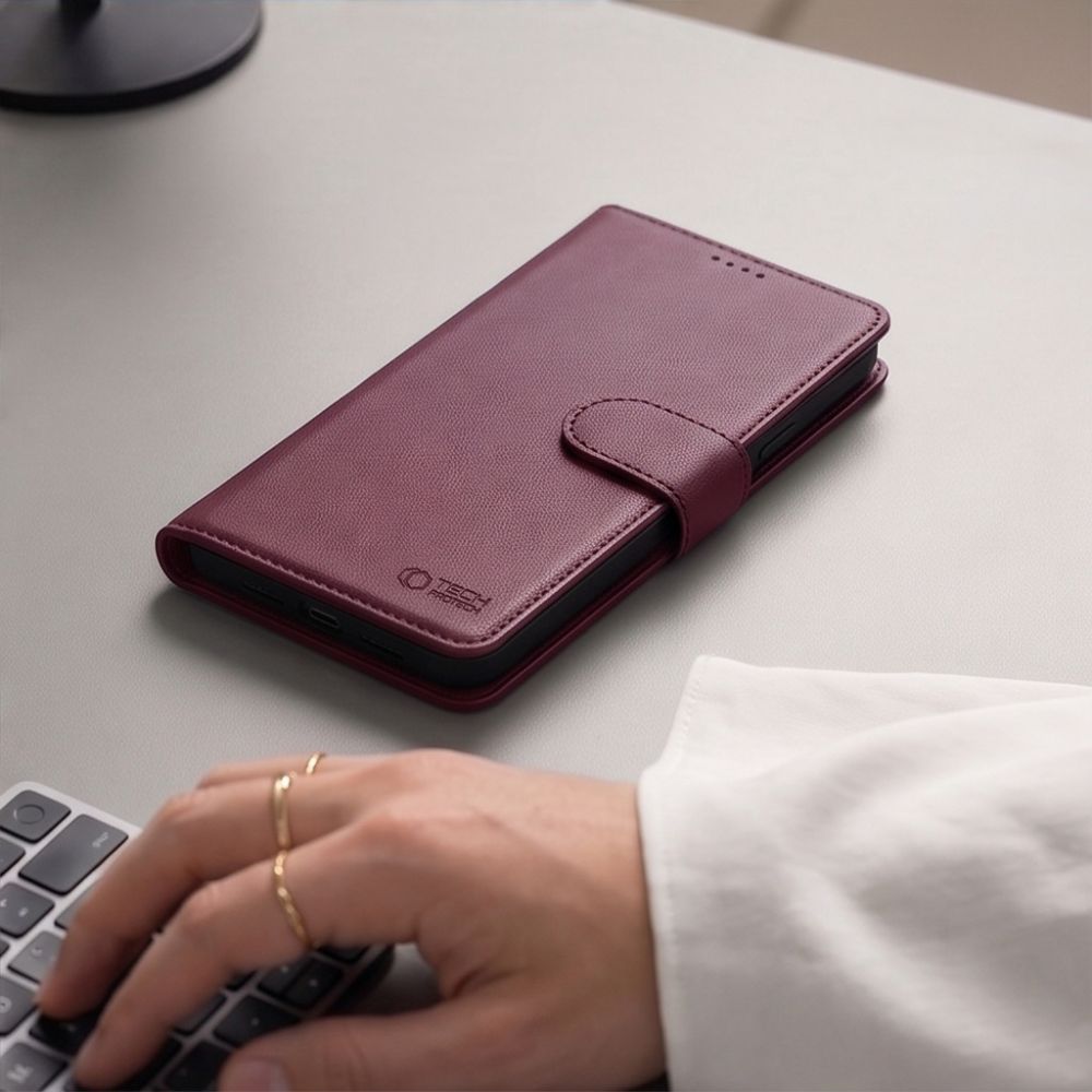 Tech-Protect Wallet MagSafe case for iPhone 17 Pro Max / 18 Pro Max - burgundy_6